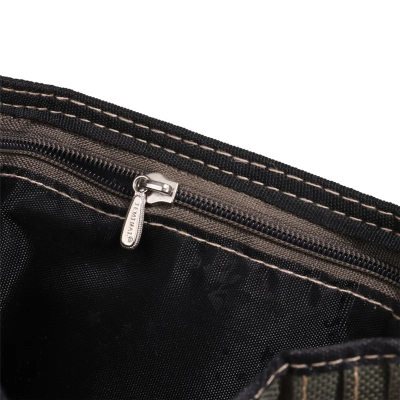 JEMINAL 611# Carteira Portátil para Homens Estudantes Esportiva Casual Slim Bifold - Verde Militar