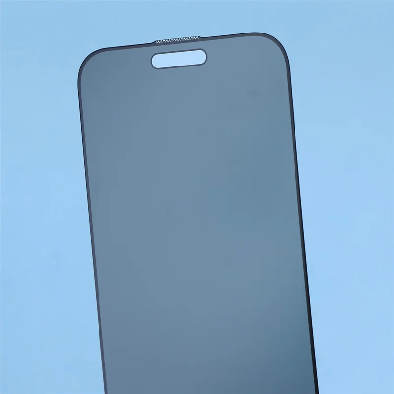 For iPhone 17 Privacy Screen Protector Full Glue Anti-Spy Tempered Glass Film with Dust-Proof Mesh