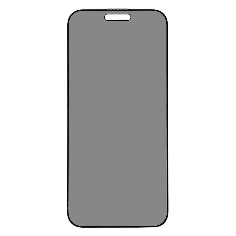 For iPhone 17 Pro Max Privacy Screen Protector Full Glue Anti-Spy Tempered Glass Film with Dust-Proof Mesh