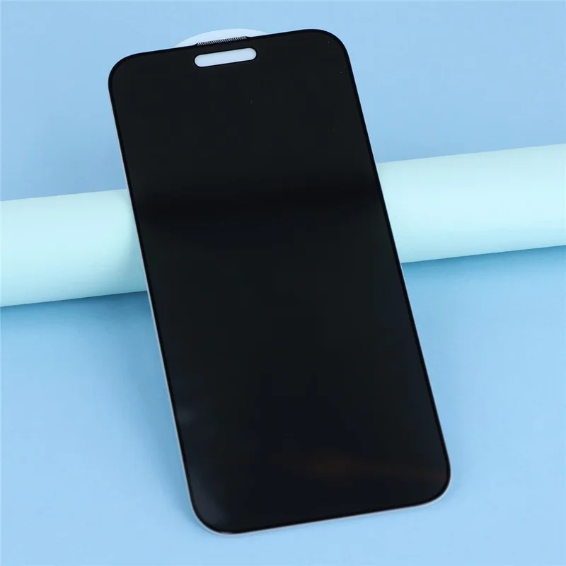 For iPhone 17 Pro Max Privacy Screen Protector Full Glue Anti-Spy Tempered Glass Film with Dust-Proof Mesh
