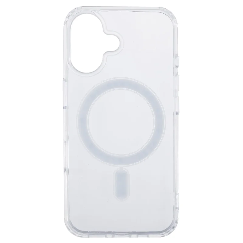 For iPhone 17 Phone Case Compatible with MagSafe with Tempered Glass Screen Film + Clear Lens Film