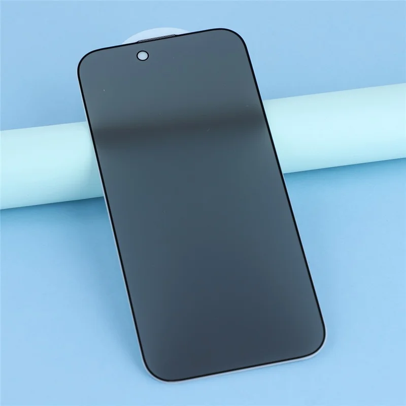 For iPhone Air Privacy Screen Protector Matte Silk Printing Anti-Spy Tempered Glass Film with Dust-Proof Mesh
