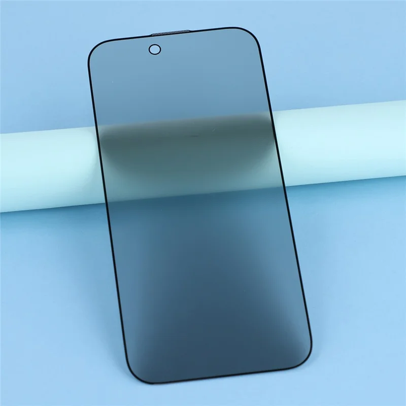 For iPhone Air Privacy Screen Protector Matte Silk Printing Anti-Spy Tempered Glass Film with Dust-Proof Mesh