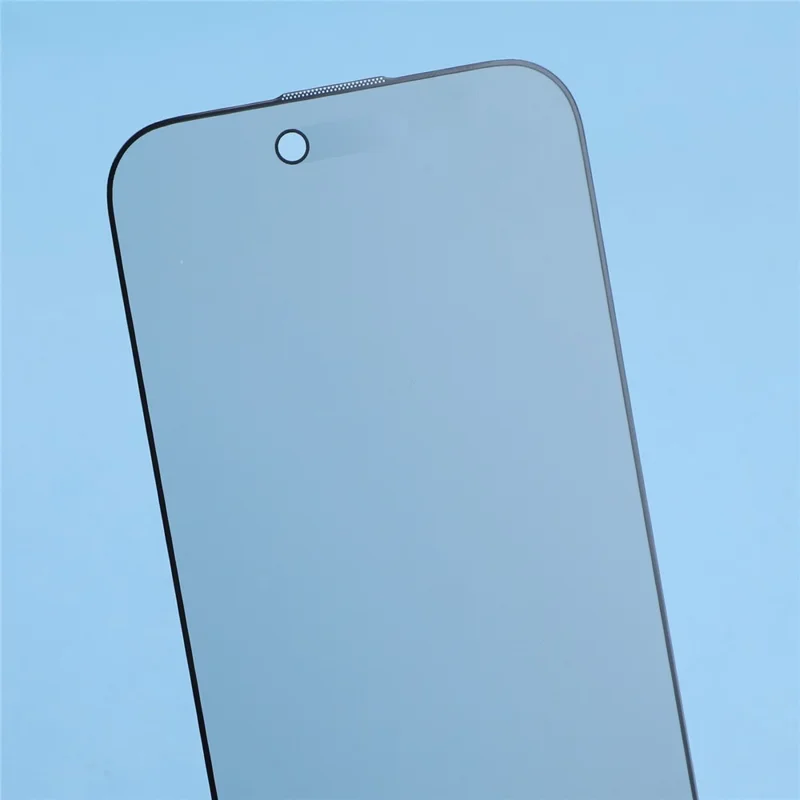 For iPhone Air Privacy Screen Protector Matte Silk Printing Anti-Spy Tempered Glass Film with Dust-Proof Mesh