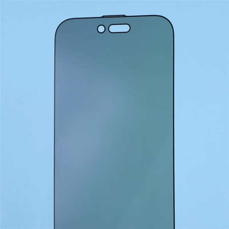 For iPhone Air Privacy Screen Protector Purple Light Anti-Spy Tempered Glass Film with Dust-Proof Mesh