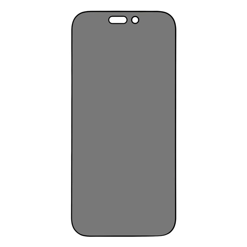For iPhone 17 Pro Max Privacy Screen Protector Full Coverage Anti Spy Tempered Glass Film Silk Printing