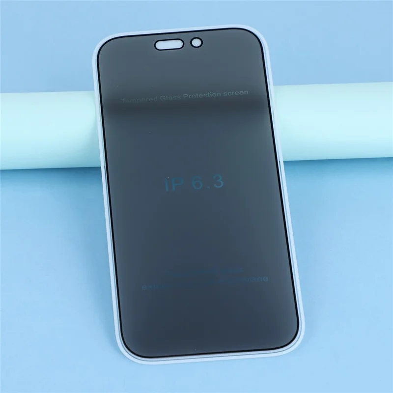 For iPhone 17 Pro Max Privacy Screen Protector Full Coverage Anti Spy Tempered Glass Film Silk Printing