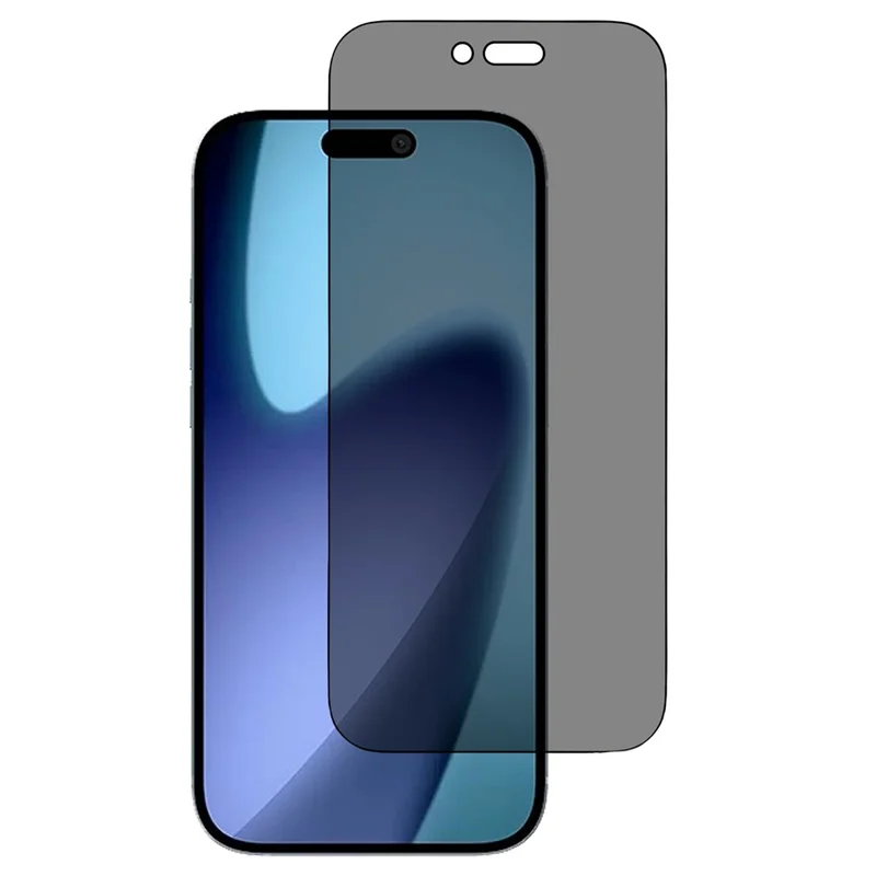 For iPhone Air Privacy Screen Protector Full Coverage Anti Spy Tempered Glass Film Silk Printing