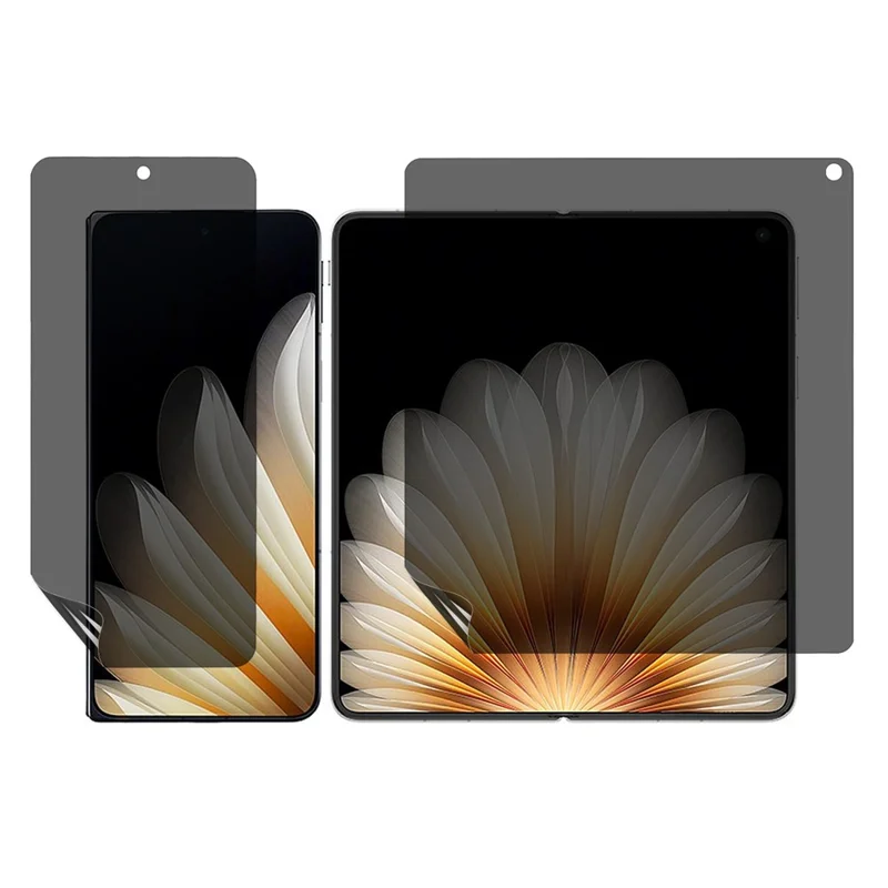 For Oppo Find N5 5G Anti-Spy Screen Protector PET Matte Front and Back Screen Film
