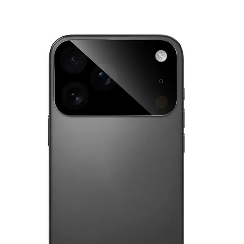 RURIHAI для iPhone 17 Pro Max Защитное стекло для камеры из высокопрочного алюминиевого силиконового стекла с шелкографией