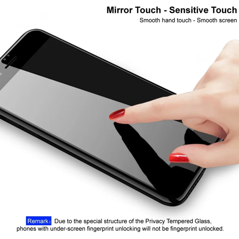 IMAK For Honor 400 Pro 5G (Global) Anti Spy Screen Protector Full Cover Tempered Glass Film