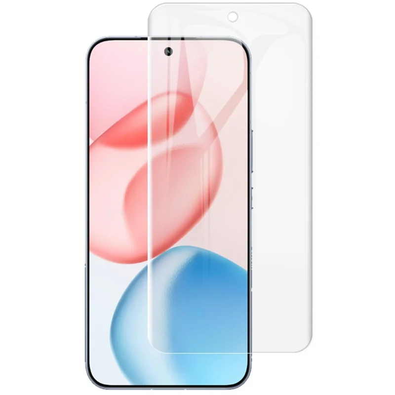 Protector de Pantalla de Película de Hidrogel IMAK 4ª Generación para Honor 400 5G (Global) Ultra Claro Película TPU Suave (Desbloqueo con Huella Dactilar)