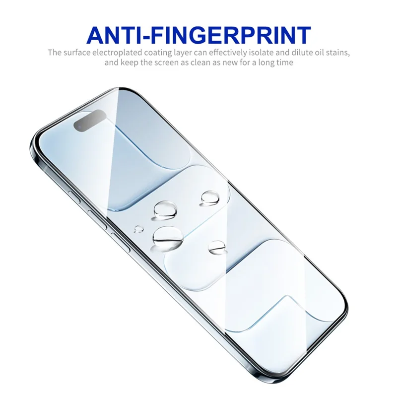 ENKAY HAT PRINCE 2Pcs For iPhone Air Screen Protector Thick Adhesive 0.26mm 2.5D High Aluminium-Silicon Glass Film