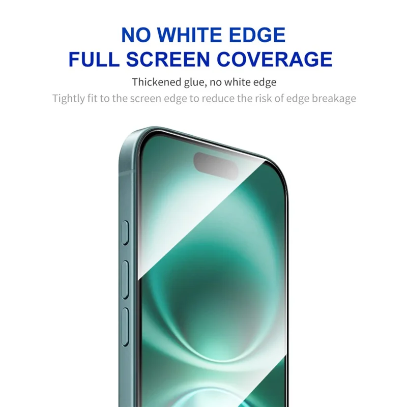 ENKAY HAT PRINCE 2Pcs Protection d'écran en verre aluminium-silicium de 0,26 mm, 2,5D, à haute adhérence pour iPhone 17 Pro Max