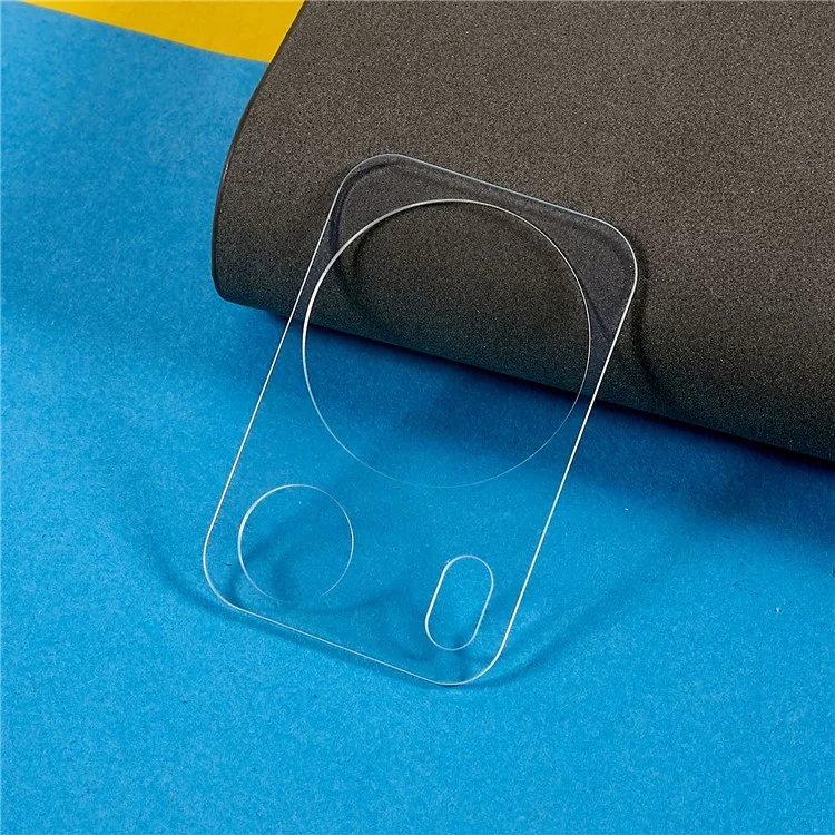 2Pcs  /  Set For Xiaomi 13 Lite / Civi 2 5G Camera Lens Protector Precise Cutout Tempered Glass 3D Arc Edge Ultra Clear Lens Film