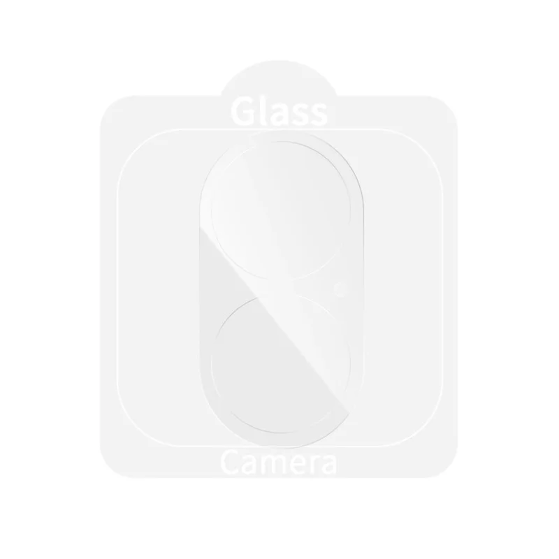 RURIHAI Para iPhone 17 Protetor de Lente de Câmera Película de Vidro de Alumínio-Silício 3D Transparente