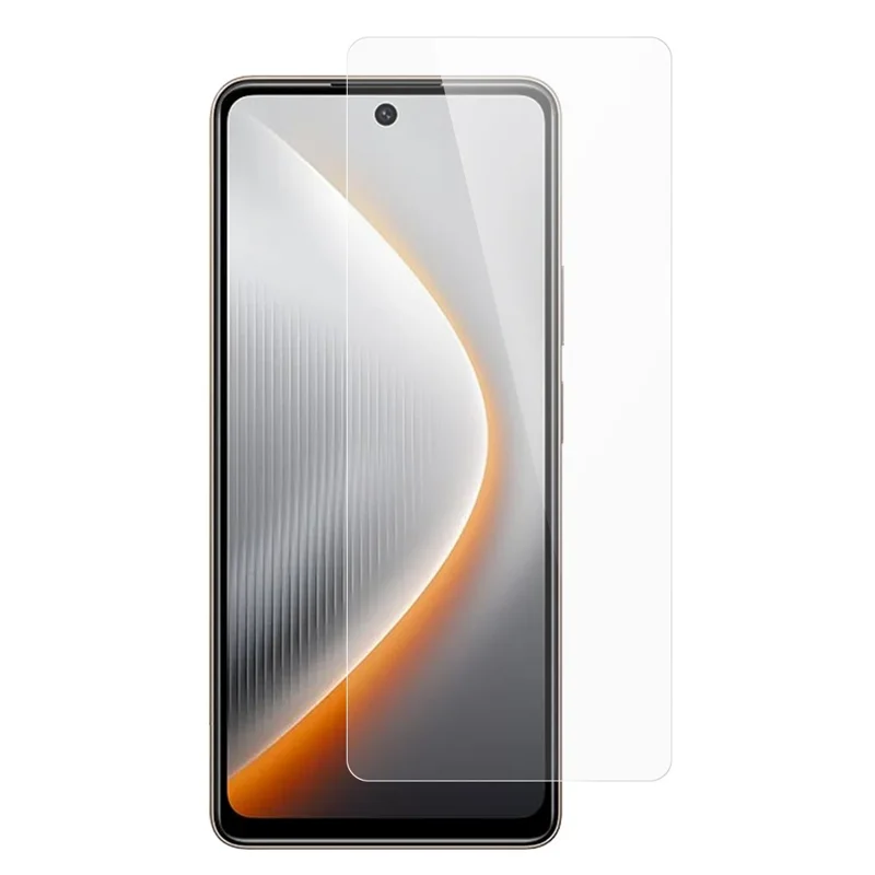 Pellicola protettiva per schermo TECNO Pova 7 4G, vetro temperato ultrasottile (0,3 mm) con bordi curvi, trasparente