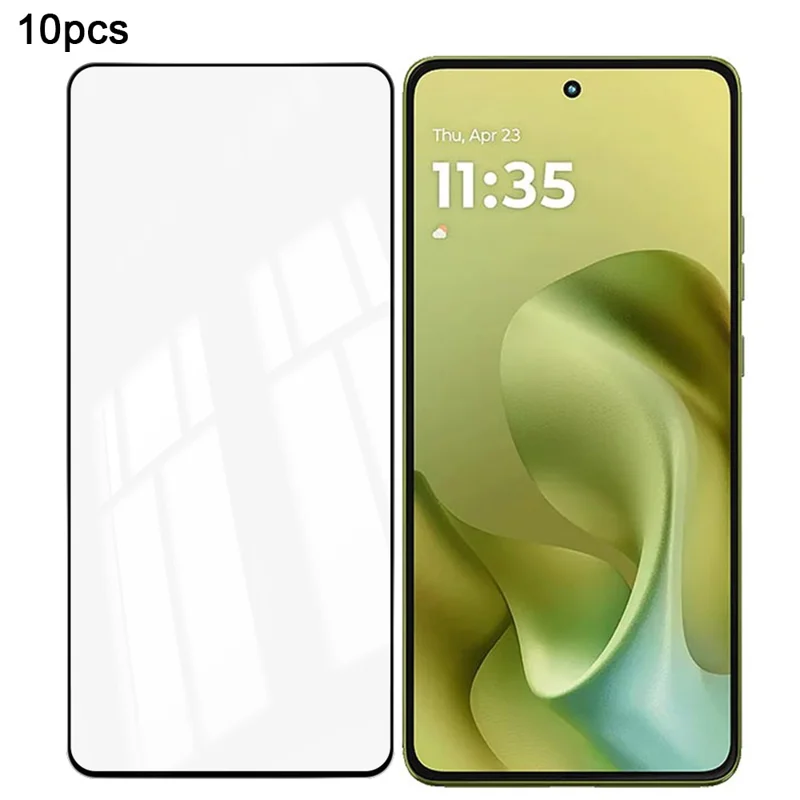 RURIHAI 10Pcs For Motorola Moto G86 5G / G86 Power 5G High Aluminium-Silicon Glass Film 0.26mm 2.5D Screen Protector
