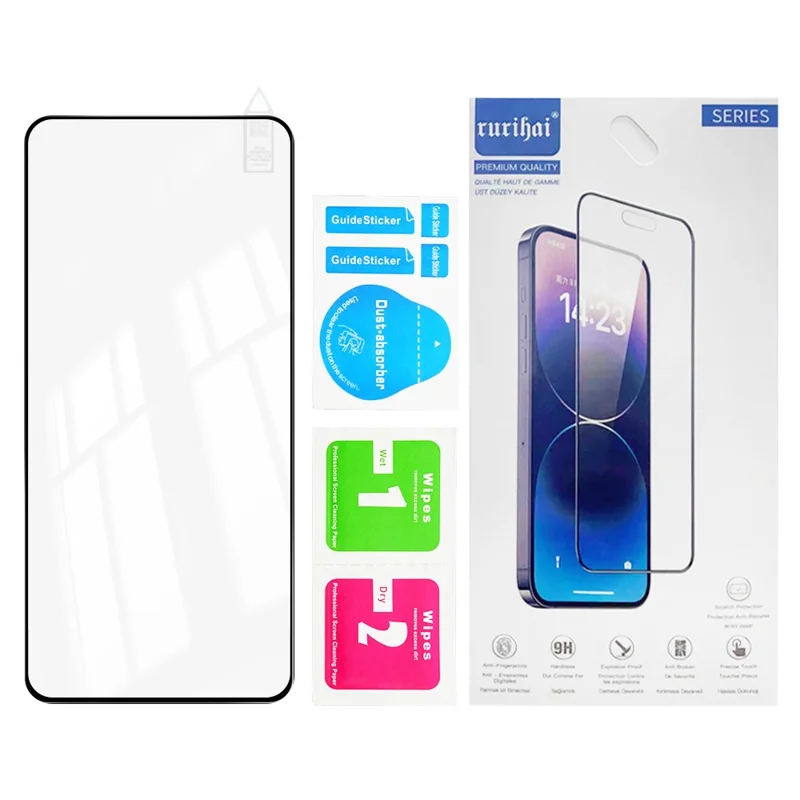 RURIHAI For Motorola Moto G86 5G / G86 Power 5G Screen Protector Secondary Hardening High Aluminium-Silicon Glass Film