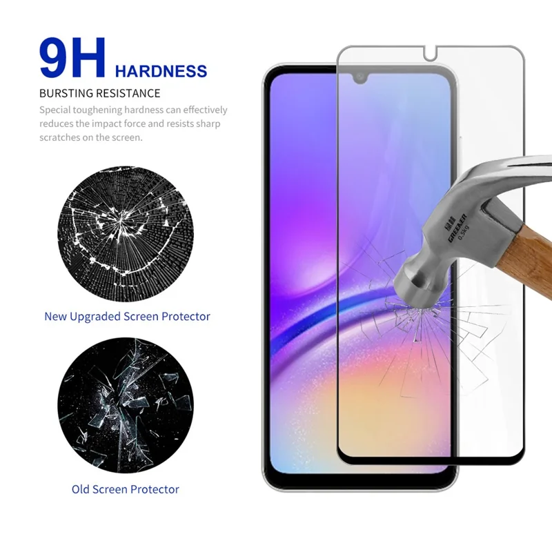 RURIHAI 10Pcs For Samsung Galaxy A07 High Aluminium-Silicon Glass Film 0.26mm 2.5D Screen Protector