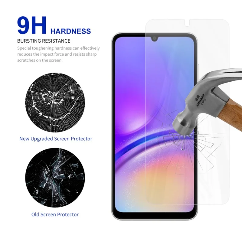 RURIHAI For Samsung Galaxy A07 Screen Protector 0.26mm 2.5D High Aluminium Silicon Glass Film