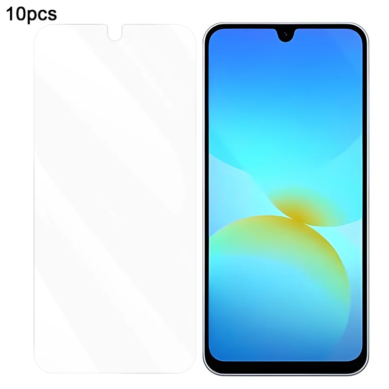 RURIHAI 10Pcs For Samsung Galaxy A17 Screen Protector 0.26mm 2.5D High Aluminium Silicon Glass Film