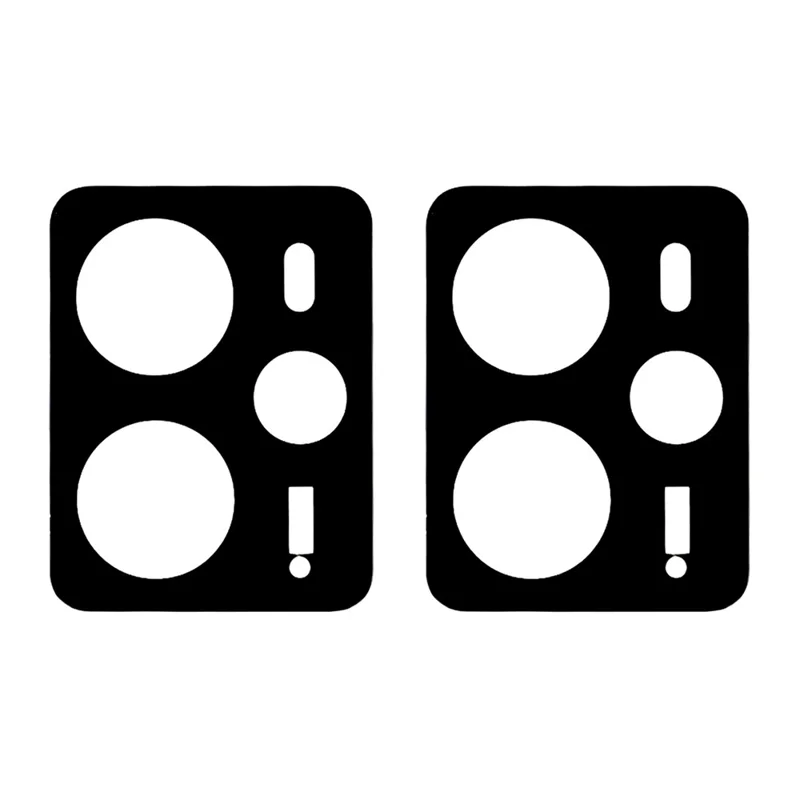 2Pcs For Realme 14 5G Camera Lens Protector Silk Printing Lens Film 3D Arc Edge