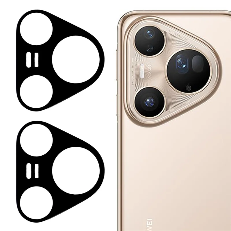 2Pcs For Huawei Pura 80 Ultra Camera Lens Protector Silk Printing Lens Film 3D Arc Edge
