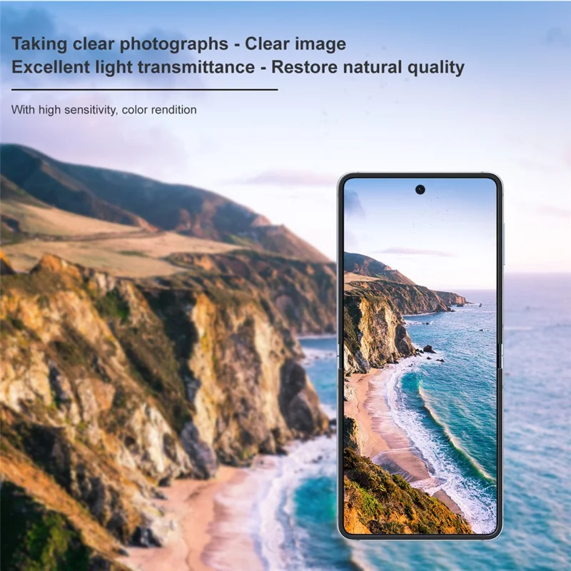 IMAK For Samsung Galaxy Z Flip7 5G Camera Lens Film + Tempered Glass Rear Screen Protector