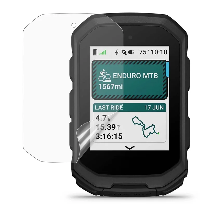 Protetor de Tela para Computador de Bicicleta Garmin Edge MTB em Filme PET de Alta Definição