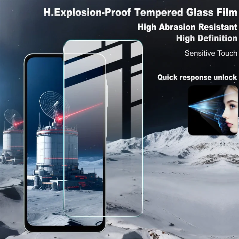 IMAK H Series For Samsung Galaxy A07 Tempered Glass Screen Protector Shatter-Proof Protection
