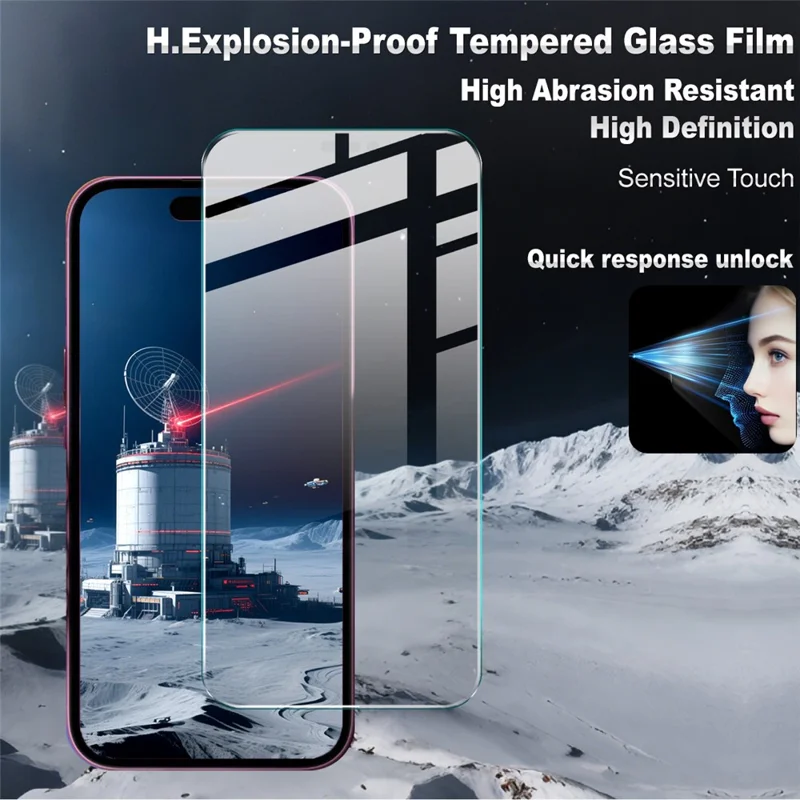 IMAK H Series per iPhone 17 / 17 Pro Vetro Temperato Proteggi Schermo Infrangibile