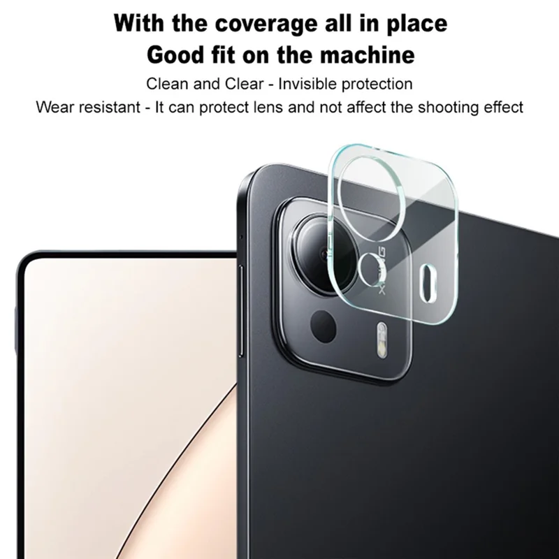 IMAK Für Xiaomi Pad 7 Ultra Displayschutz aus gehärtetem Glas für Kameraobjektiv + Acryl-Objektivdeckel