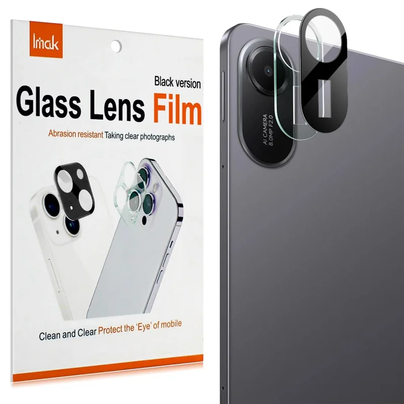 IMAK для Xiaomi Redmi Pad 2 Защитное стекло для объектива камеры HD Clear Lens Film (Черная версия)