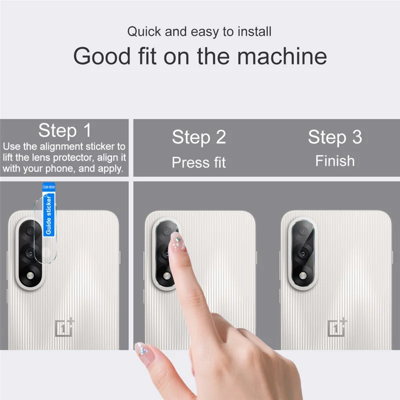 IMAK For OnePlus Ace 5 Ultra 5G / Nord 5 5G Camera Lens Protector HD Tempered Glass Rear Lens Film (Downsize Version)