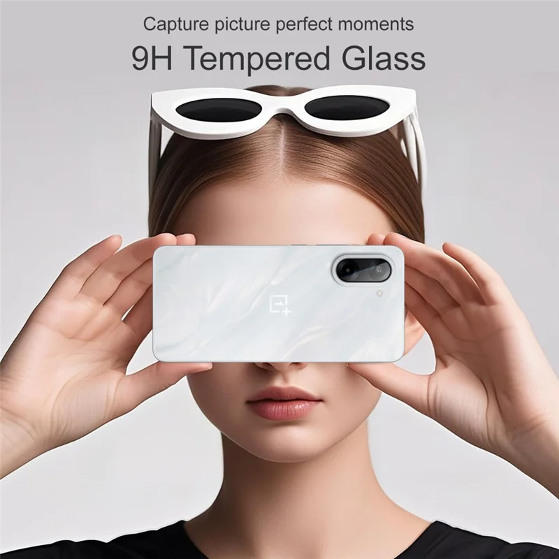 IMAK Para OnePlus Ace 5 Racing 5G / Nord CE5 5G Protector de Lente de Cámara Cristal Templado con Marco de Autoposicionamiento