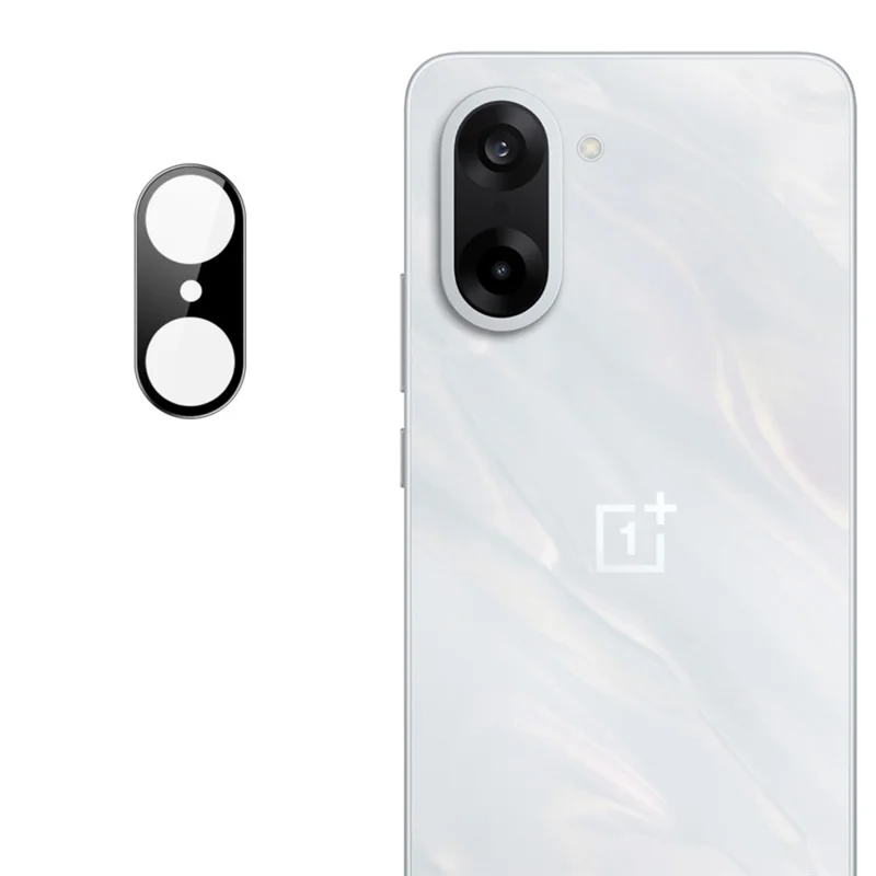 IMAK Pour OnePlus Ace 5 Racing 5G / Nord CE5 5G Protection d'Objectif en Verre Trempé avec Cadre Auto-Positionnant (Version Noir)