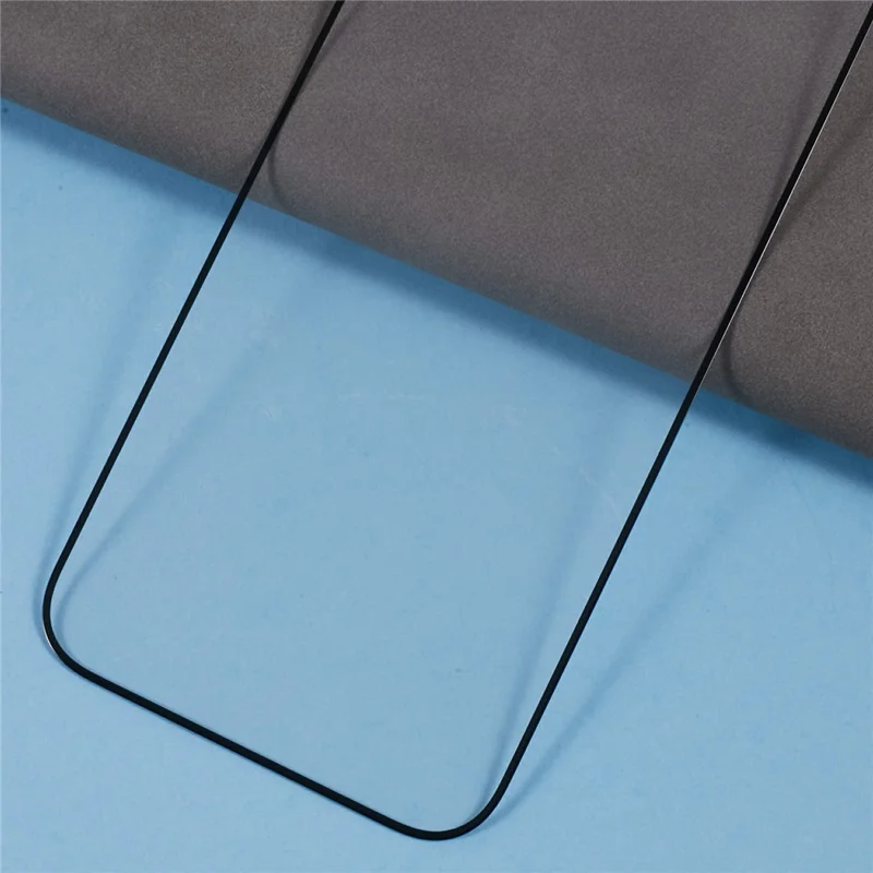 For iPhone 17 Pro Max Screen Protector Silk Print Full Glue 9D Tempered Glass Film