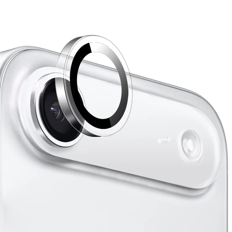 NORTHJO 1 Conjunto de Película de Lente Transparente para Câmera do iPhone 17 Protetor de Lente em Vidro Temperado com Anel de Metal
