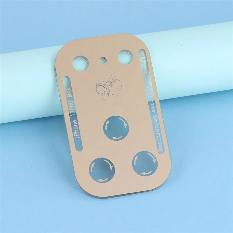 Protetor de Lente de Câmera para iPhone 17 Pro Max Película de Vidro Temperado para Lente com Posicionamento Preciso e Instalação Fácil