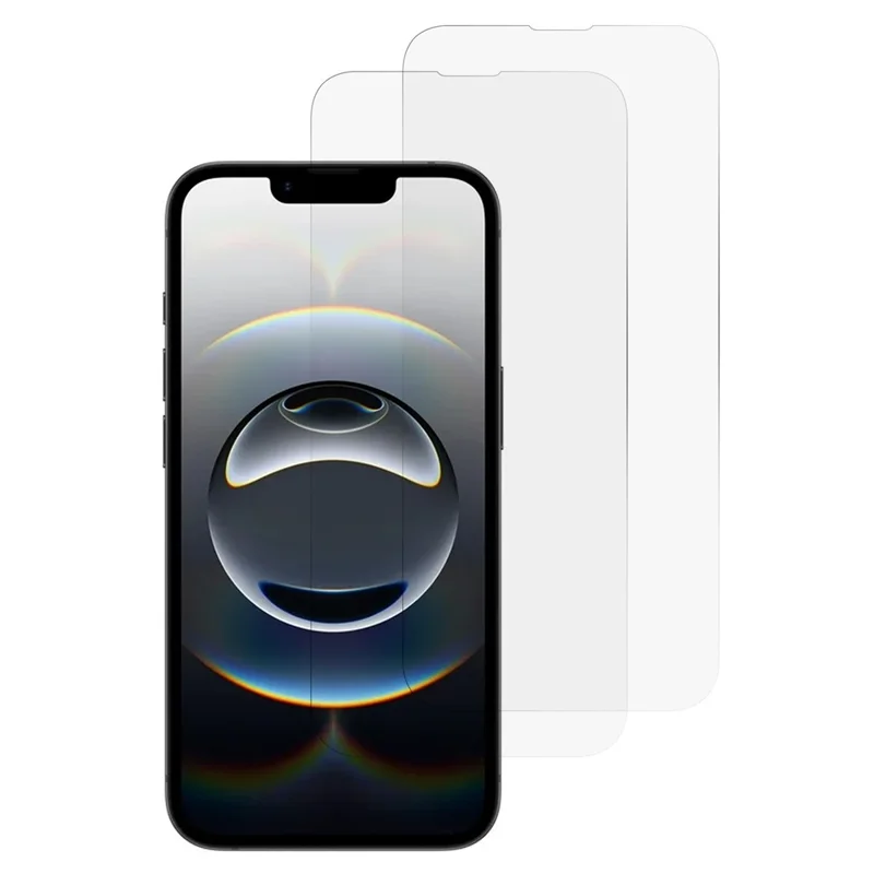 2Pcs Screen Protector For iPhone 16e / 14 / 13 / 13 Pro , 0.3mm HD Clear Tempered Glass Film