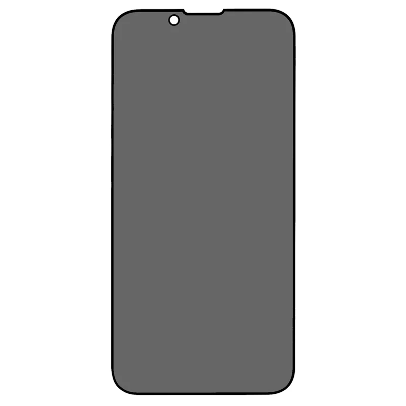 Protector de Pantalla de Privacidad para iPhone 13 Pro Max Anti-Espía de Vidrio de Aluminio y Silicio de Alta Calidad