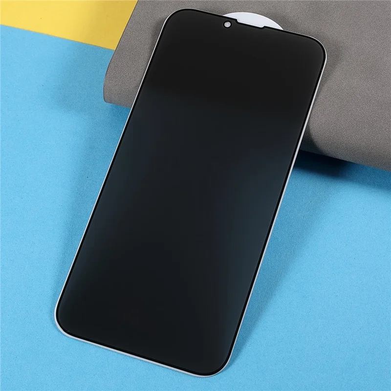 Protector de Pantalla de Privacidad para iPhone 13 Pro Max Anti-Espía de Vidrio de Aluminio y Silicio de Alta Calidad