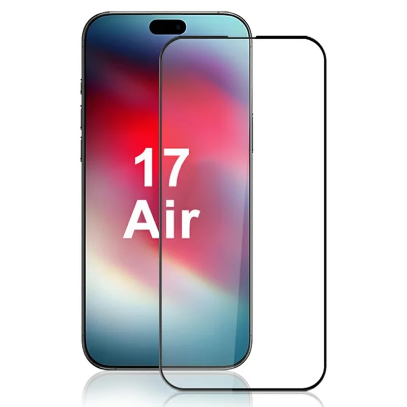 MOCOLO Per iPhone 17 Protezione Schermo Antishock Seta Stampa Vetro Temperato - Nero