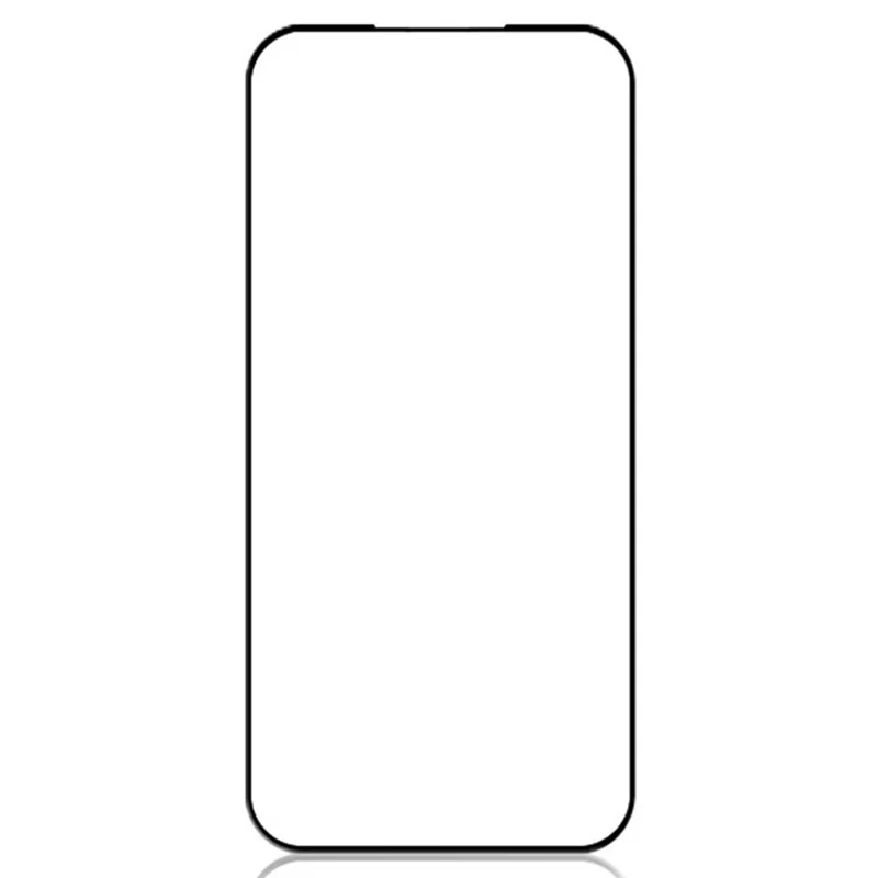 MOCOLO Per iPhone 17 Pro Max Pellicola Protettiva Schermo Antischeggia in Vetro Temperato con Stampa Serigrafica - Nero