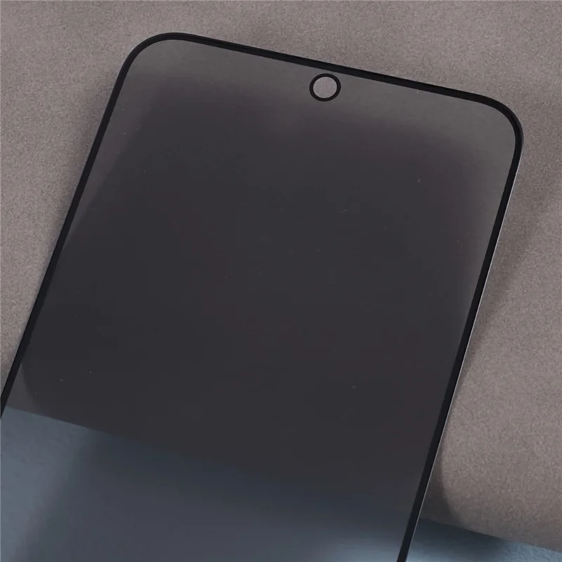 For Honor X6c 4G Anti-Peep Tempered Glass Full Covering Silk Printing Screen Protector