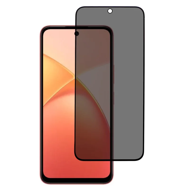 For Infinix Smart 10 Plus Anti-kig Hærdet Glas Fuld Dækning Silkeprint Skærmprotector