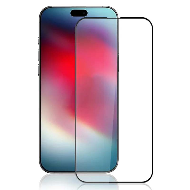 MOCOLO для iPhone 17 Защитное стекло для полного экрана с нанесением клея, 3D изогнутый край, закаленное стекло
