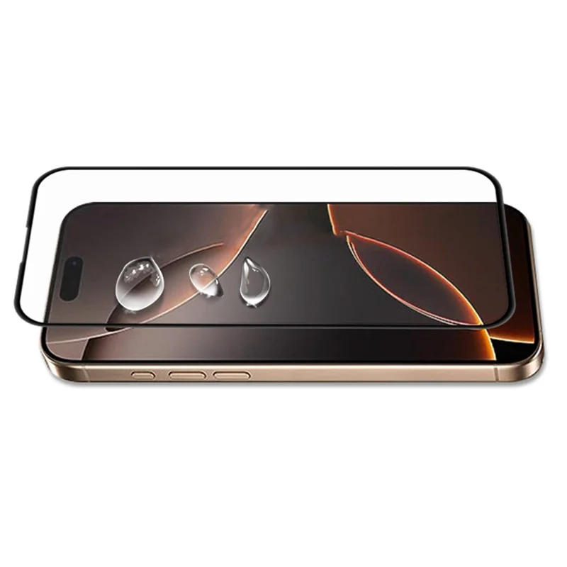 MOCOLO Para iPhone 17 Pro Max Protector de Pantalla Completo con Pegado de Precisión, Vidrio Templado Curvado 3D
