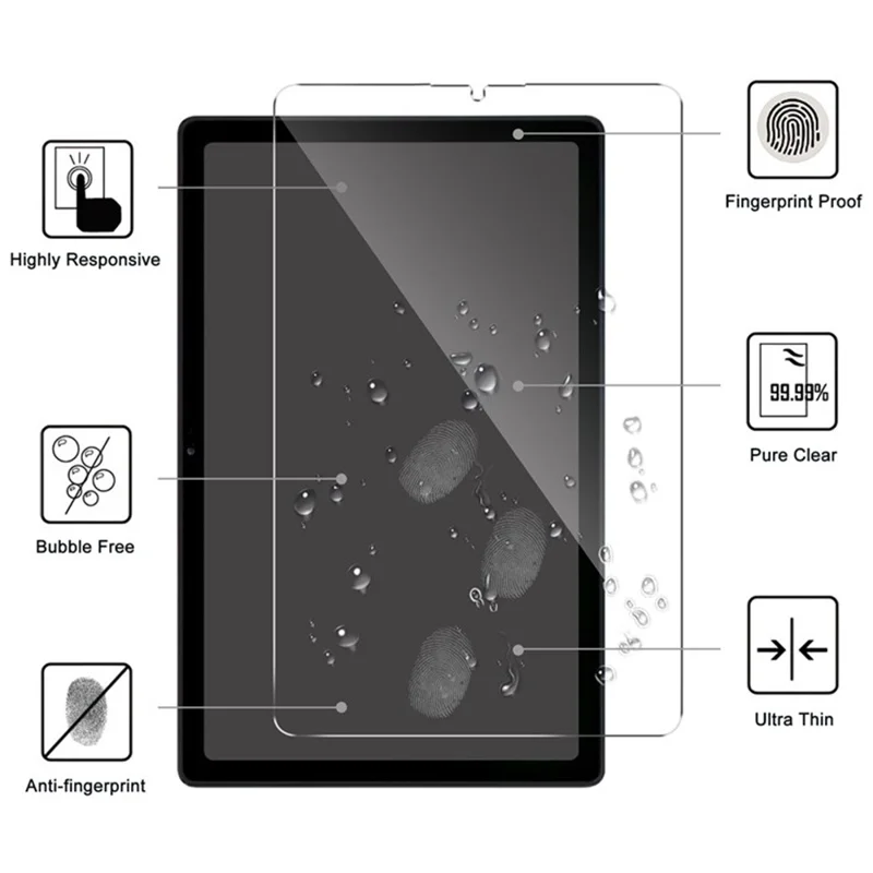 Per Xiaomi Pad 7 Ultra Vetro Temperato Protezione Schermo 2.5D Bordo Dritto Film Protettivo
